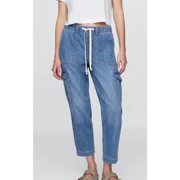 Gap Denim Easy Cargo Joggers - Picture 14 of 14